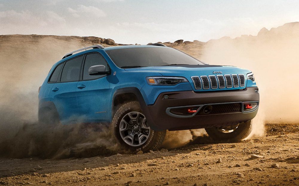 2019 Jeep Cherokee Blue Exterior Off-Road